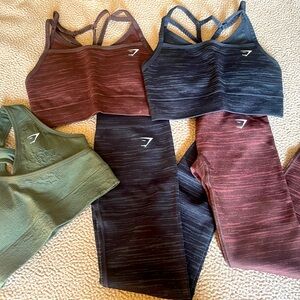 Gymshark Bundle (2 items remaining). Please read description before purchasing.